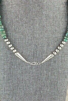 Turquoise & Sterling Silver Necklace - Navajo