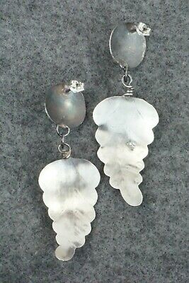 Turquoise & Sterling Silver Earrings - Sabrina Yazzie