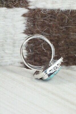Turquoise & Sterling Silver Ring - Jimson Belin - Size 7.75