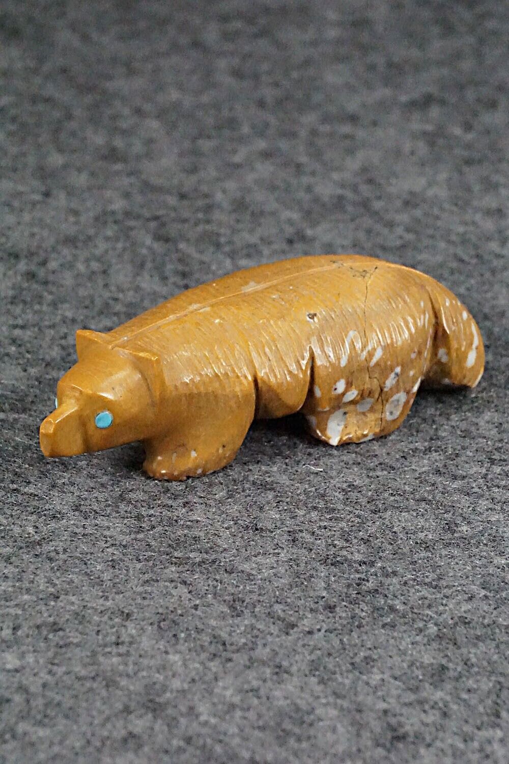 Badger Zuni Fetish Carving - Ronnie Lunasee