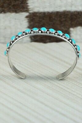 Turquoise & Sterling Silver Bracelet - Michael Calladitto