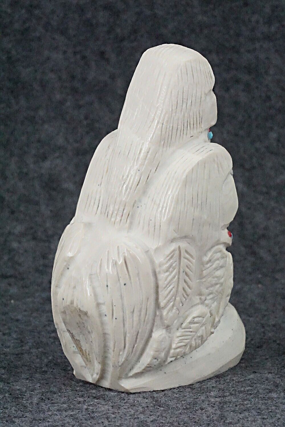 Corn Maiden Zuni Fetish Carving - Colton Kaamasee