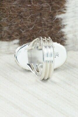Turquoise & Sterling Silver Ring - Andrew Vandever - Size 10.25