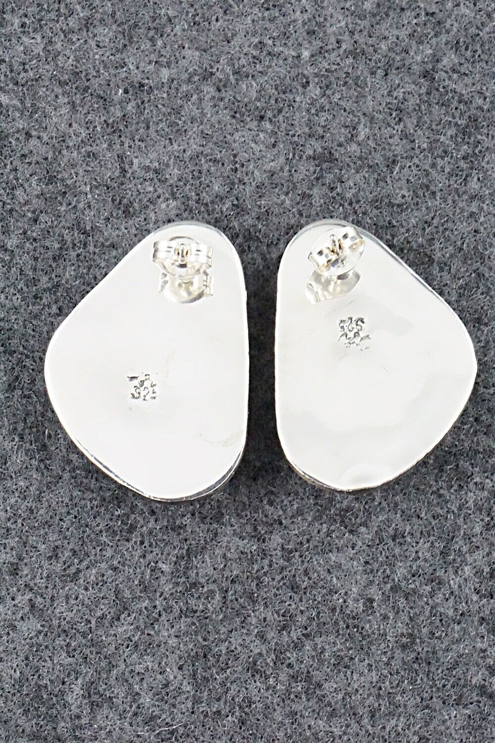 Turquoise and Sterling Silver Earrings - Sharon McCarthy