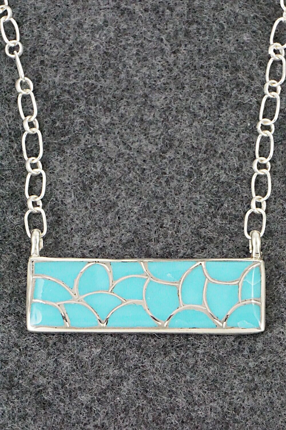 Turquoise & Sterling Silver Necklace - Orena Leekya