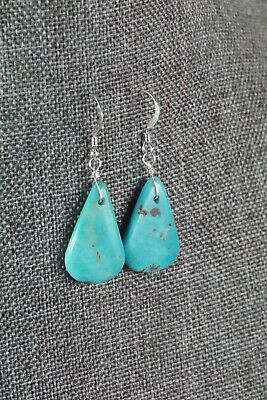 Navajo Turquoise and Sterling Silver Earrings - Native American