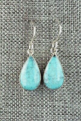 Turquoise & Sterling Silver Earrings - Evelyn Abeita