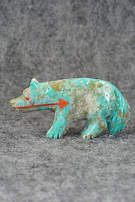 Wolf Zuni Fetish Carving - Andres Quandelacy