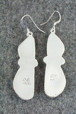 Turquoise & Sterling Silver Earrings - Lee Shorty