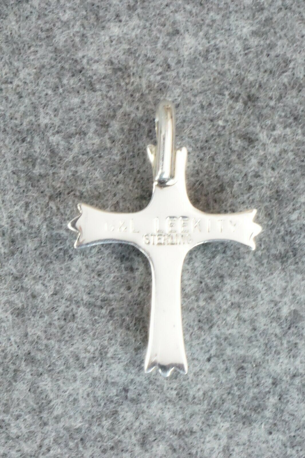 Turquoise & Sterling Silver Pendant - Lupe Leekity