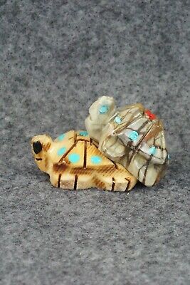 Turtle Zuni Fetish Carving - Carl Etsate