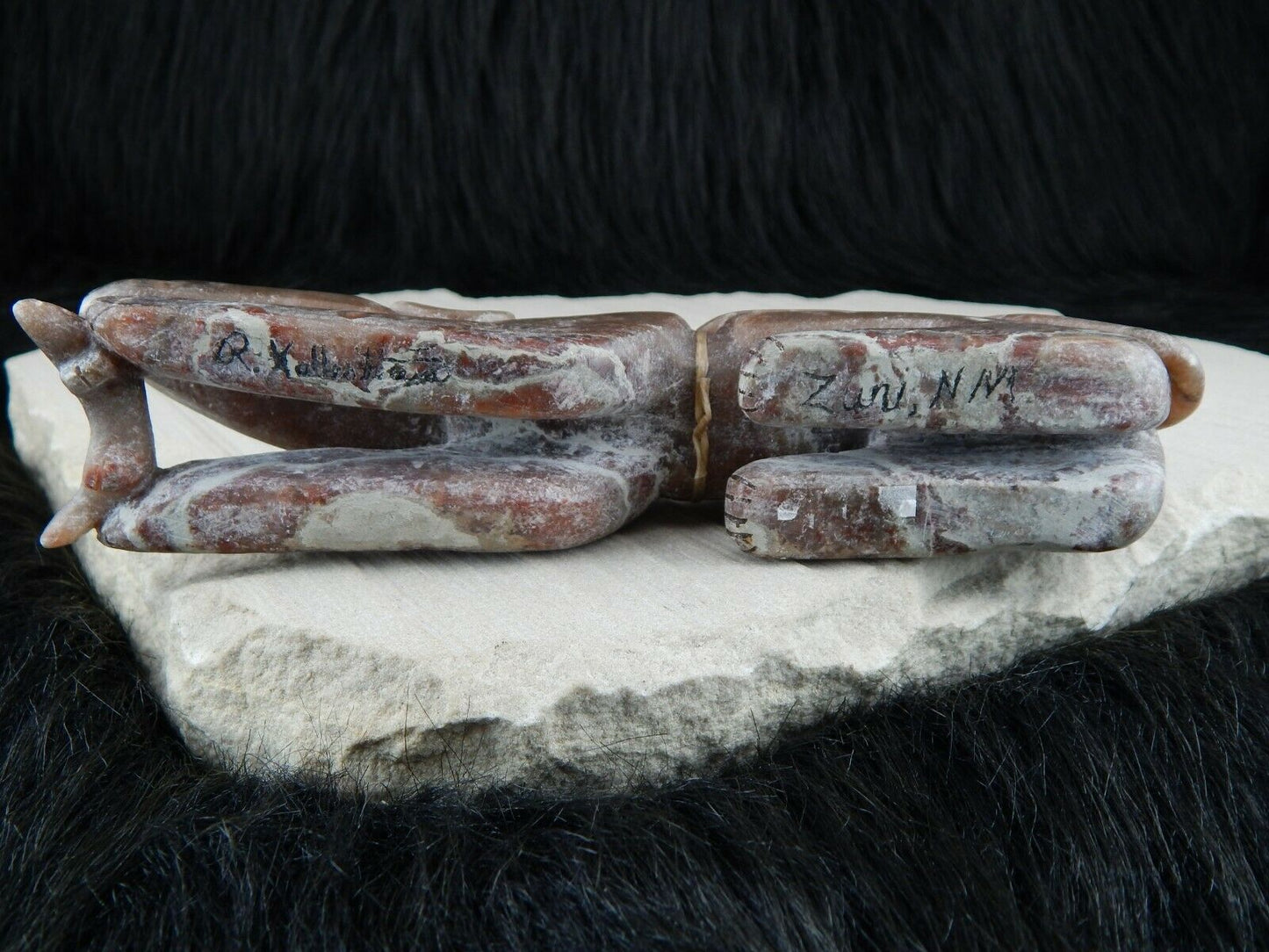 Bear Zuni Fetish Carving - Rick Kallestewa - High Lonesome Trading