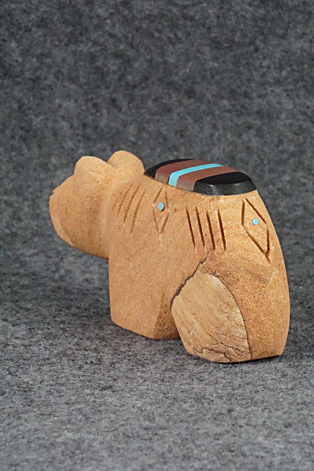 Bear Zuni Fetish Carving - Brandon Phillips