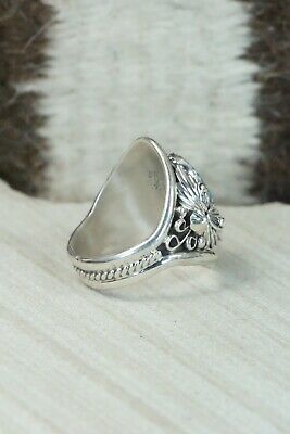 Turquoise & Sterling Silver Ring - Size 9