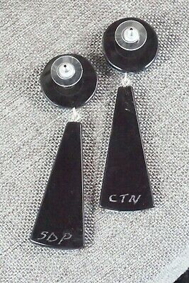 Multi Stone Inlay & Sterling Silver Earrings - Chris T. Nieto - Santo Domingo
