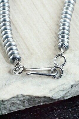 Sterling Silver Navajo Pearl Necklace & Earrings - Tonisha Haley