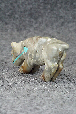 Mountain Lion Zuni Fetish Carving - Andres Quandelacy