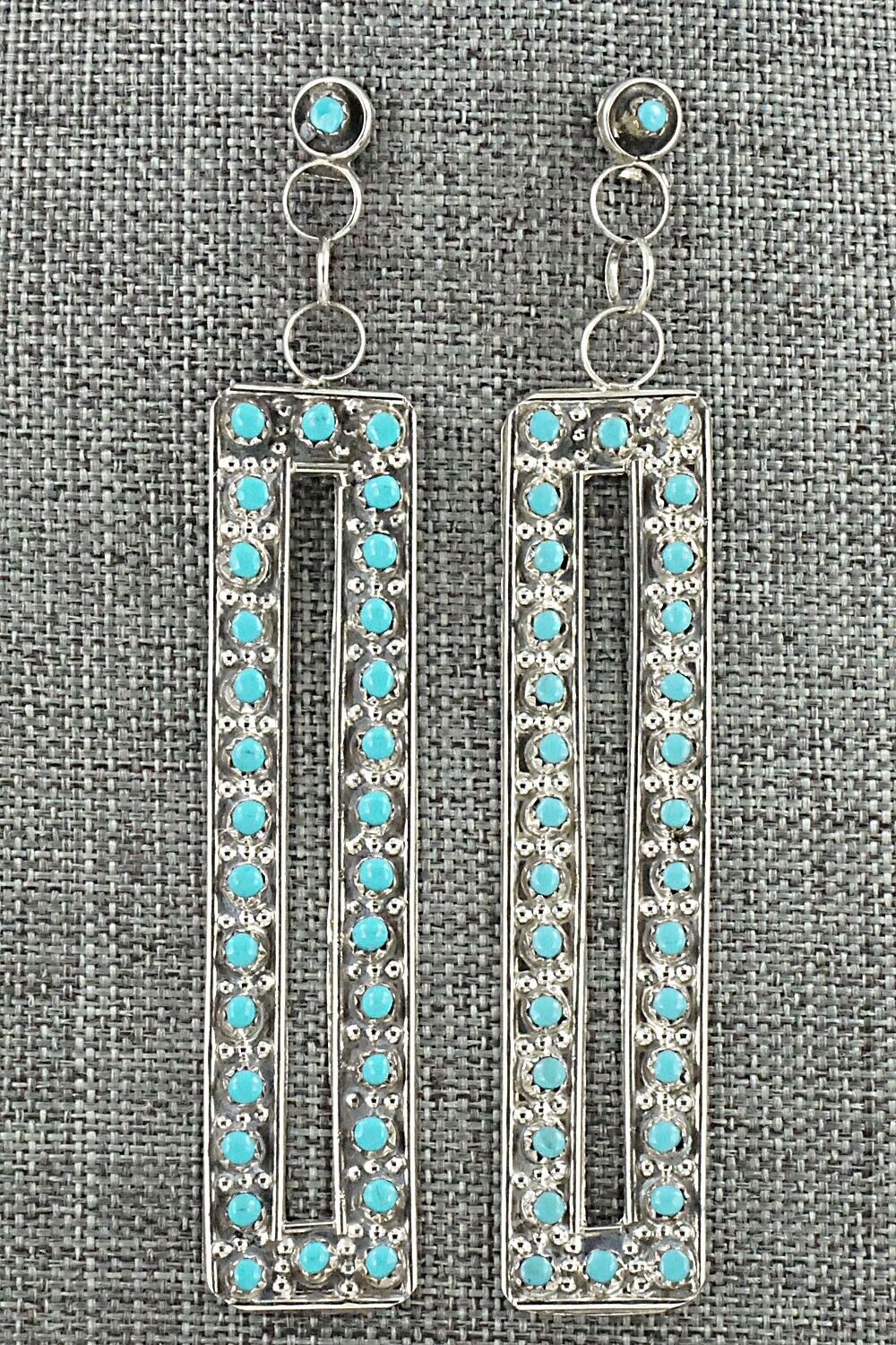 Turquoise & Sterling Silver Earrings - Joanne Cheama