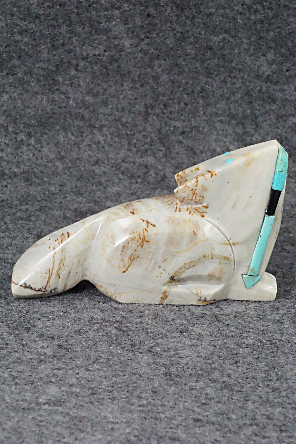 Coyote Zuni Fetish Carving - Shannon Calavaza
