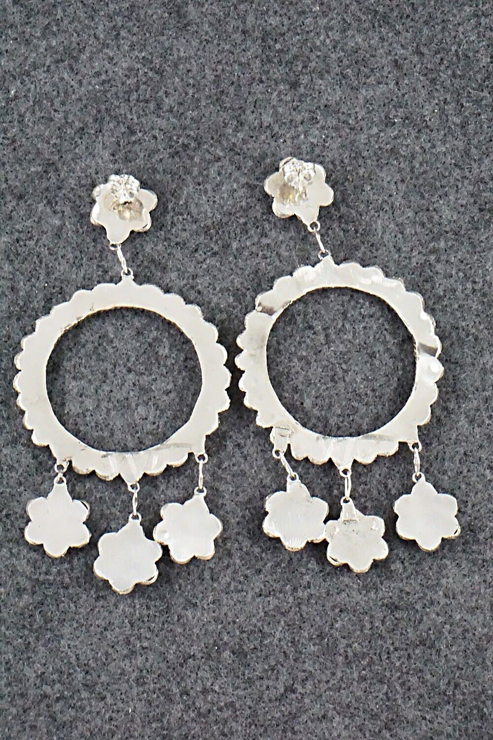 Turquoise & Sterling Silver Earrings - Waylon Johnson