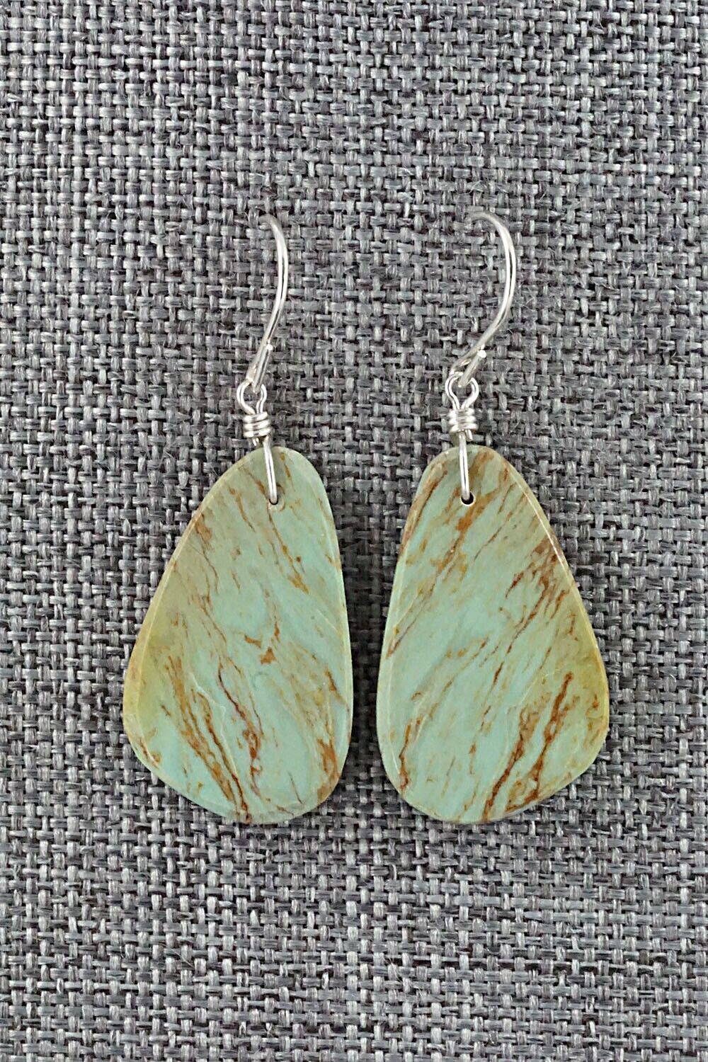 Turquoise & Sterling Silver Earrings - Sharon Abeyta