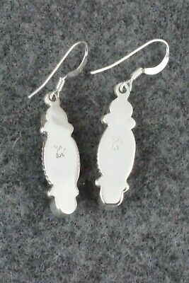 Turquoise, Spiny Oyster and Sterling Silver Earrings - Harris Largo
