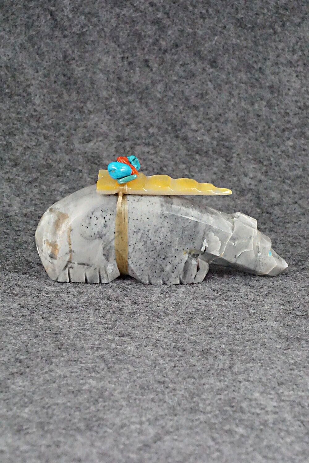 Bear Zuni Fetish Carving - Joshua Leki