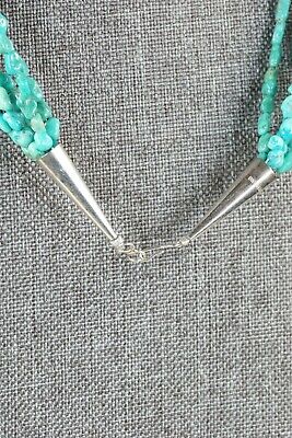 Navajo 5 Strand Turquoise Necklace - Native American