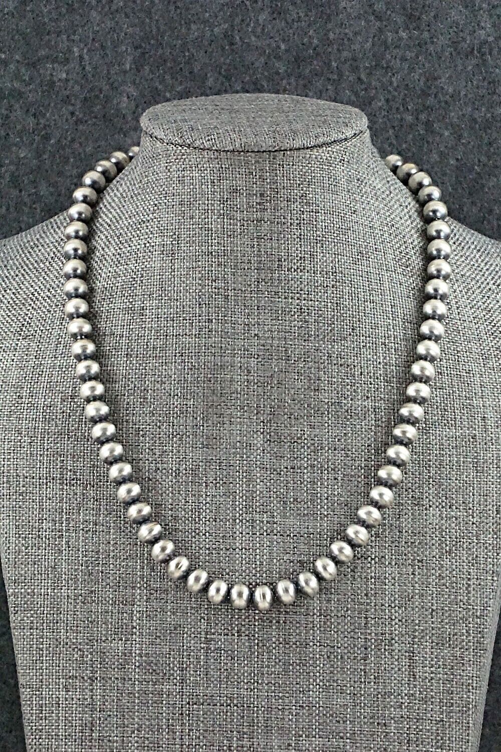 Sterling Silver Navajo Pearl Necklace - Jan Mariano