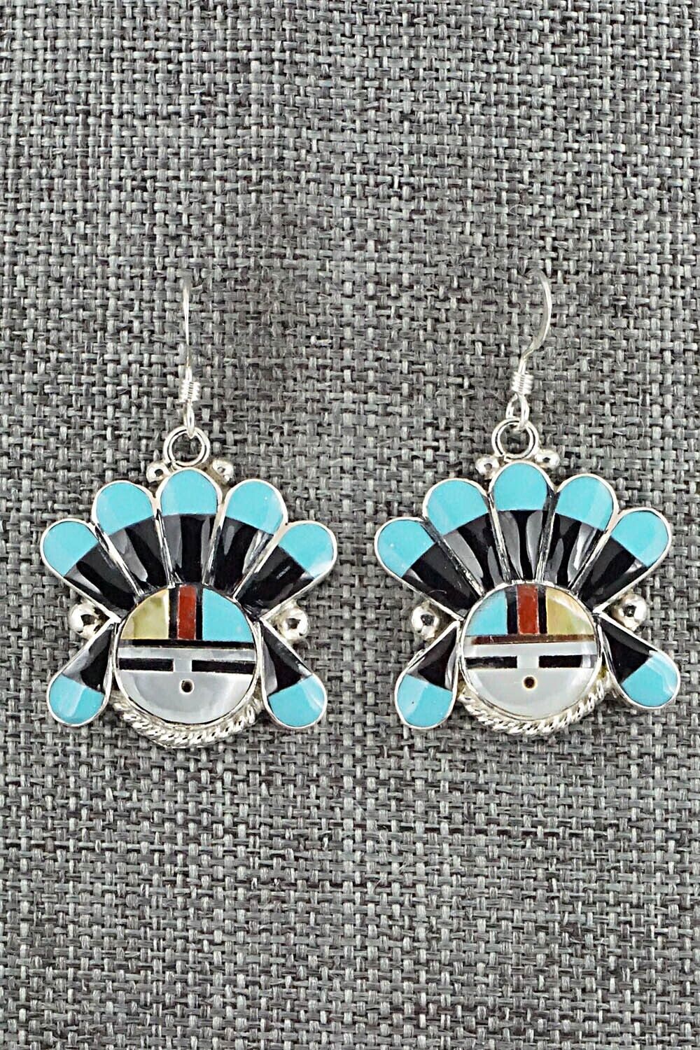 Multi Stone & Sterling Silver Earrings - Clarence Niha