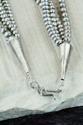 Sterling Silver Navajo Pearl Necklace - Jan Mariano