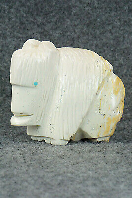 Buffalo Zuni Fetish Carving - Gilbert Lonjose