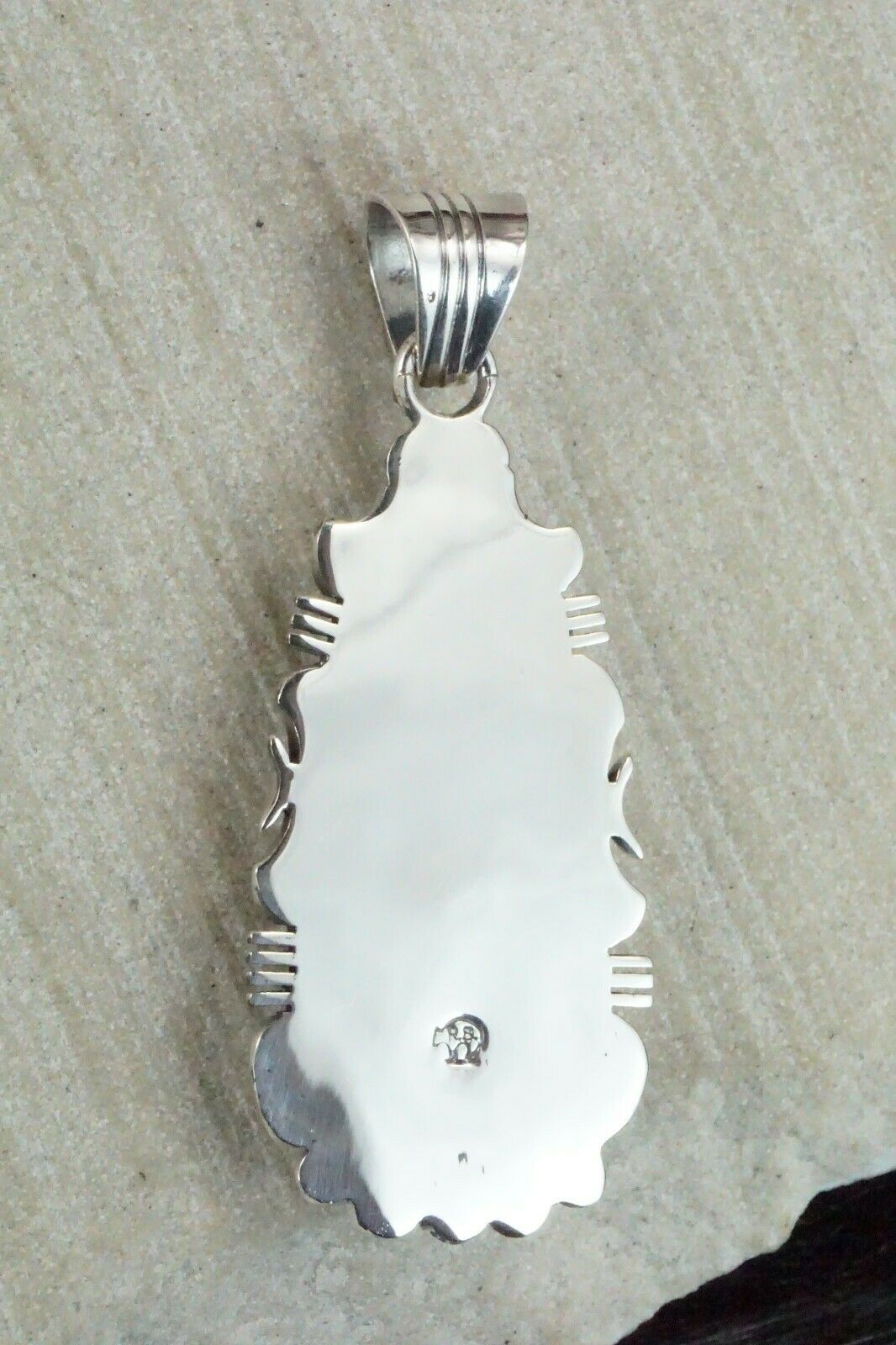 Turquoise & Sterling Silver Pendant - Daniel Benally