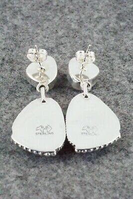 Turquoise and Sterling Silver Earrings - Sadie Jim