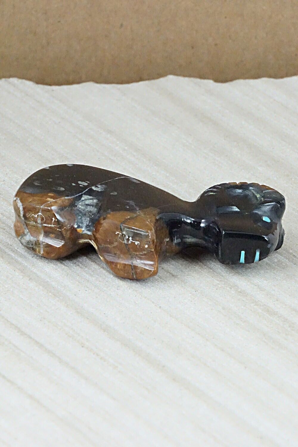 Ram Zuni Fetish Carving - Rodney Laiwakete