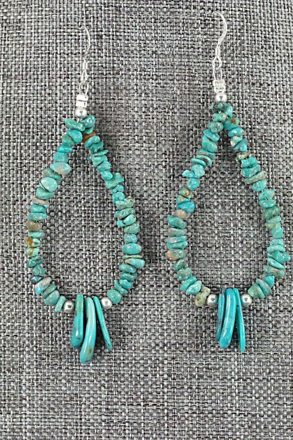 Turquoise & Sterling Silver Earrings - Tammy Nolcot