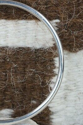 Navajo Sterling Silver Bangle Cuff - Elaine Tahe