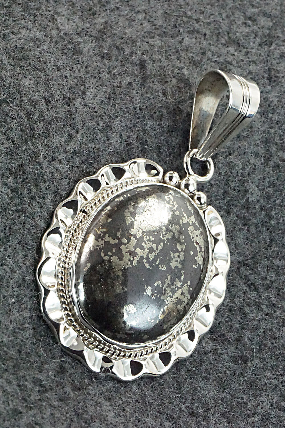 Marcasite & Sterling Silver Pendant - Samuel Yellowhair