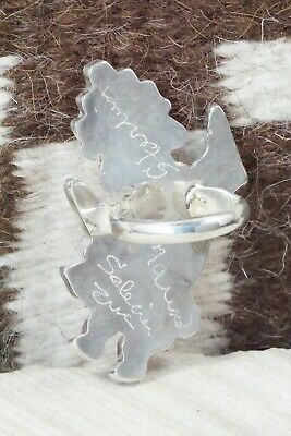 Turquoise, Spiny Oyster & Sterling Silver Ring - Marisa Selecion - Size 7.75