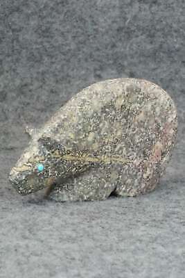 Bear Zuni Fetish Carving - Ronnie Lunasee