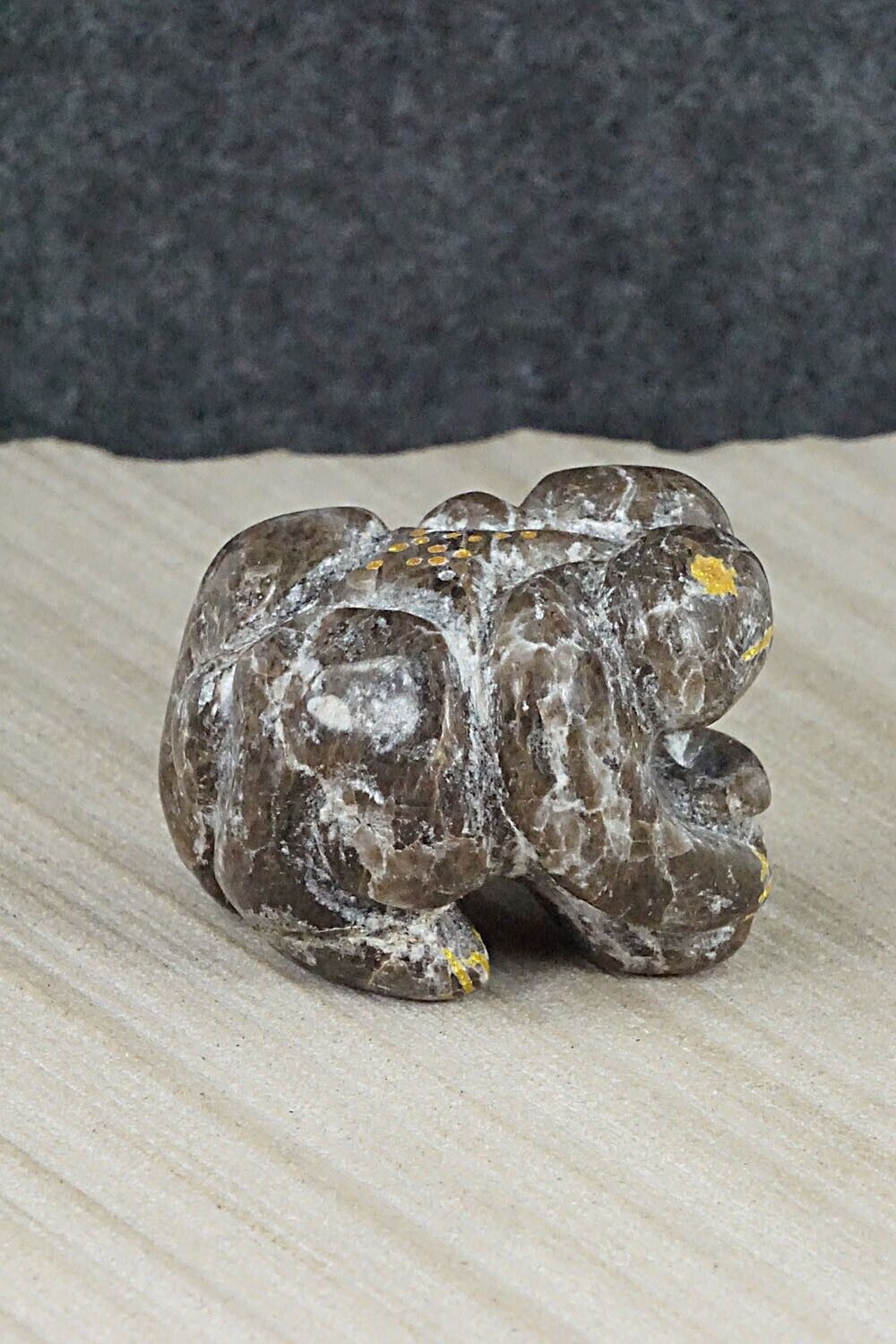 Frog Zuni Fetish Carving - Rick Kallestewa