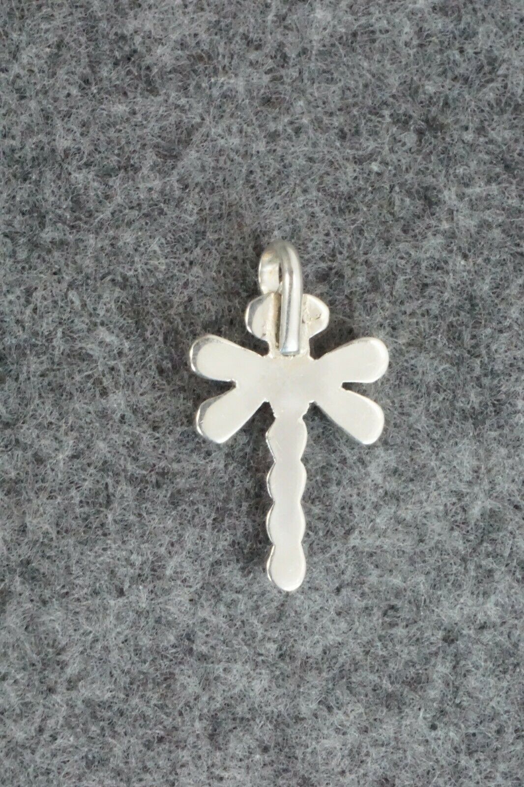 Coral & Sterling Silver Pendant - Zuni