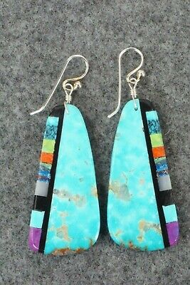 Multi Stone & Sterling Silver Earrings - Ronald Chavez