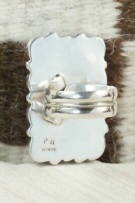 Turquoise and Sterling Silver Ring - Priscilla Reeder - Size 8