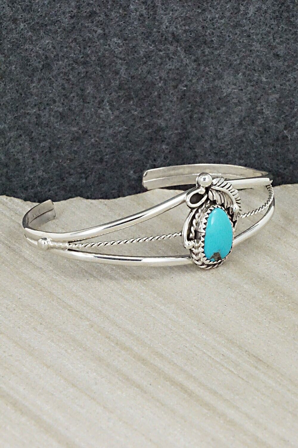 Turquoise & Sterling Silver Bracelet - Alice Rose Saunders