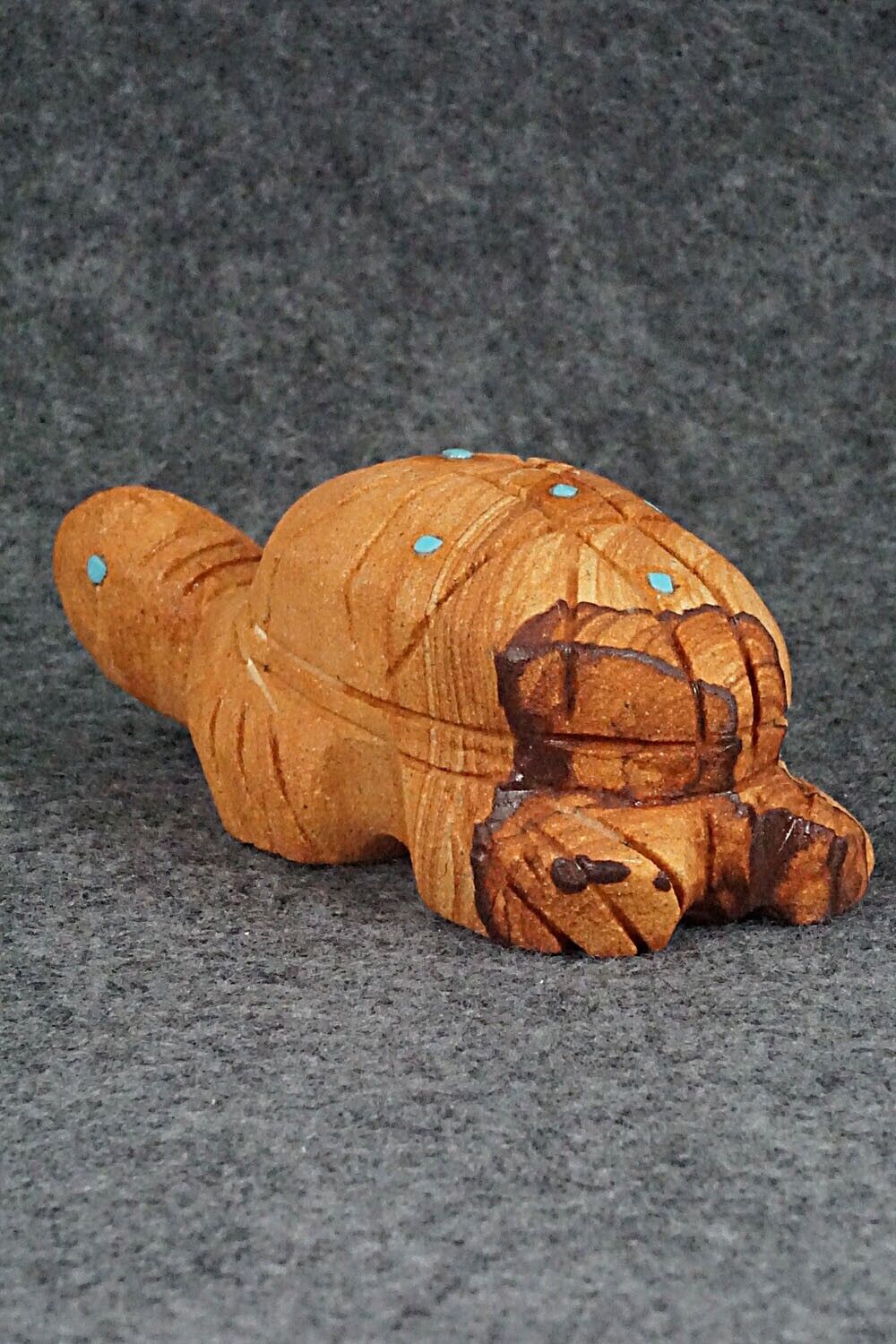 Turtle Zuni Fetish Carving - Louise Ponchuella