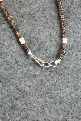 Shell, Turquoise & Sterling Silver Necklace - Ramona Bird