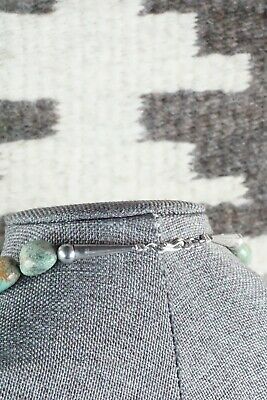 Turquoise & Sterling Silver Necklace - Louise Joe