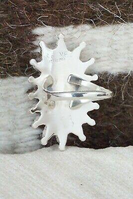 Turquoise & Sterling Silver Ring - Nathaniel Nez - Size 9 - High Lonesome Trading