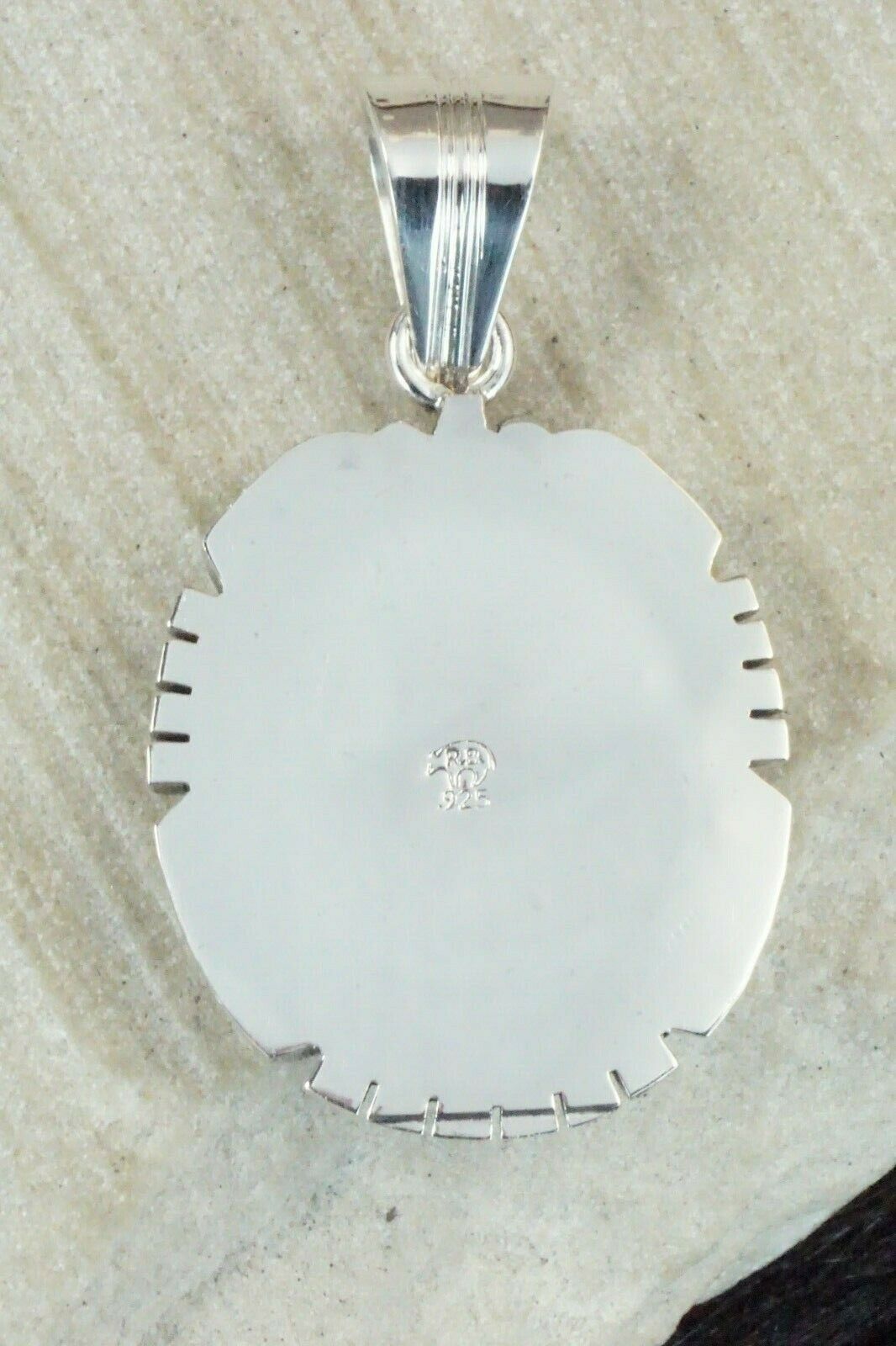 Turquoise & Sterling Silver Pendant - Samuel Yellowhair
